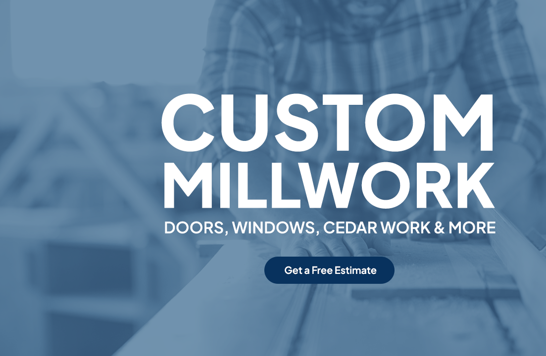 Custom millwork services advertisement